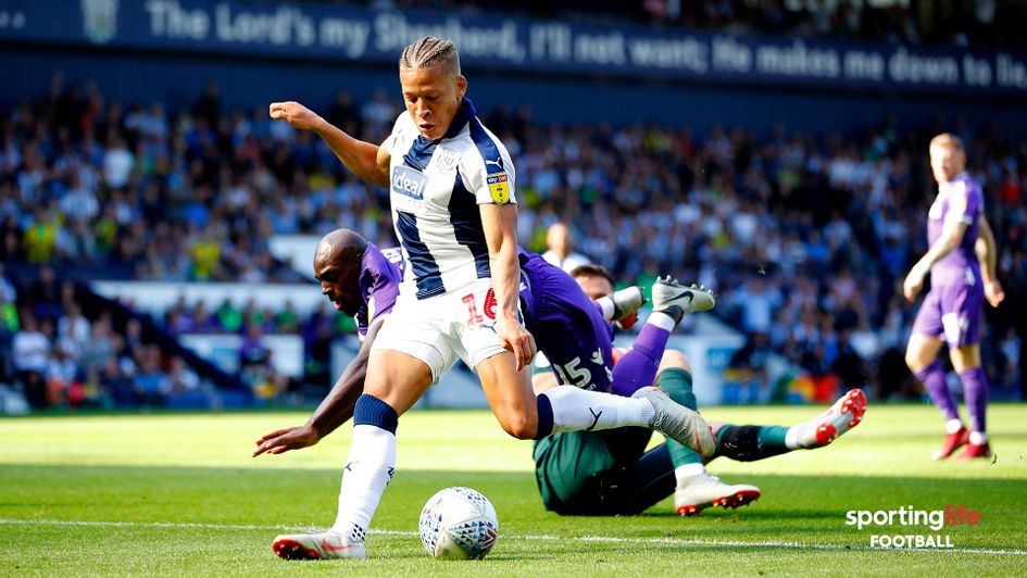 Dwight Gayle scores for West Brom against Stoke