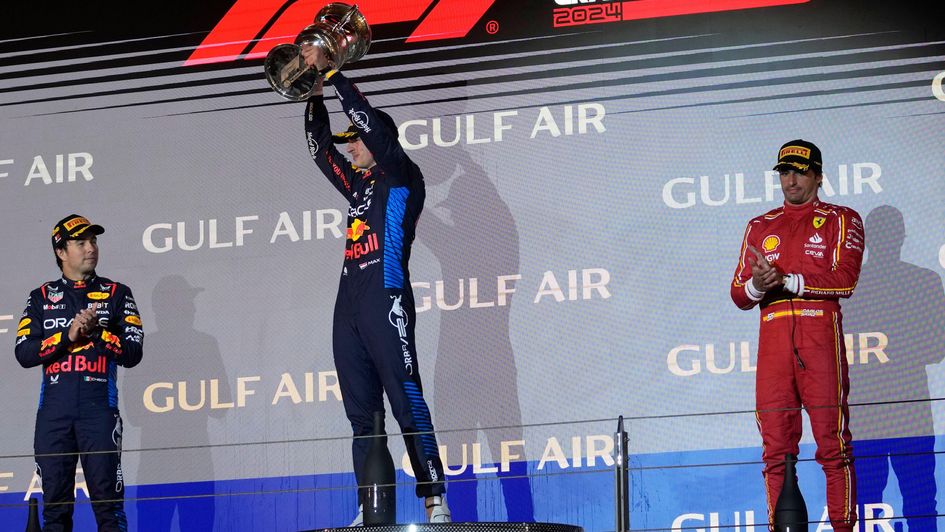 Max Verstappen celebrates