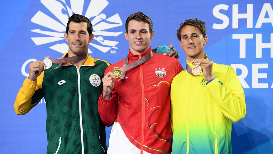 Ben Proud with his gold medal