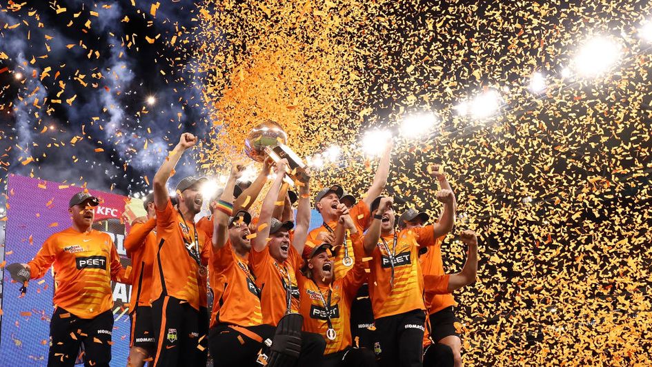 Perth Scorchers celebrate
