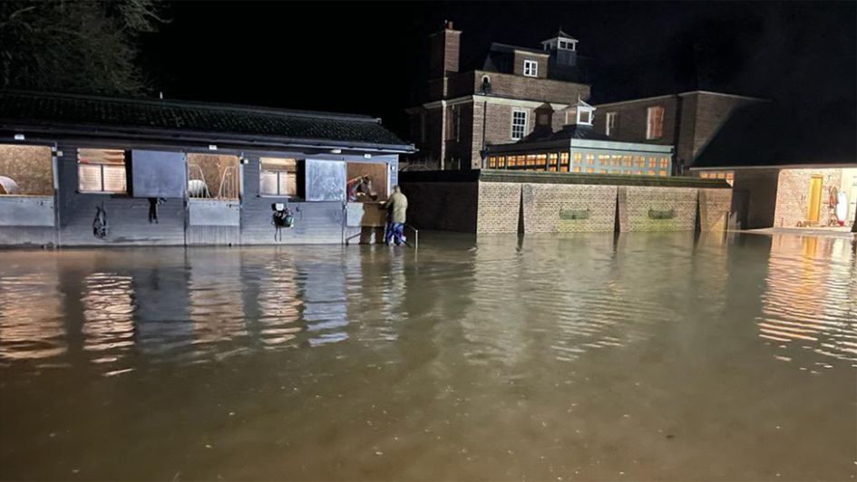 An image shared by Nicholls' assistant trainer Charlie Davies on X