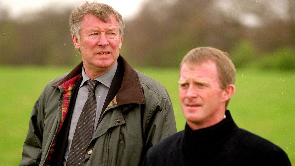 Sir Alex Ferguson and Mick Kinane