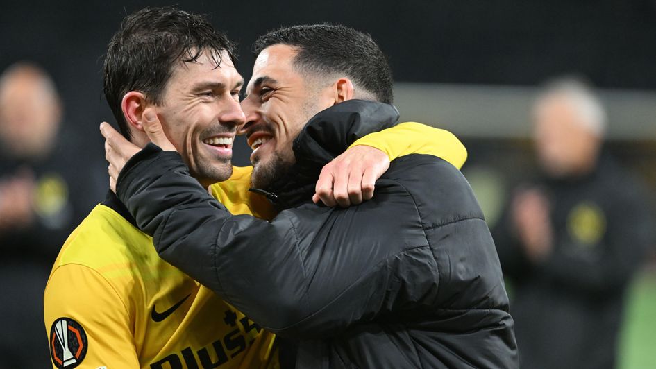 Young Boys' Christian Fassnacht and Dario Marzino