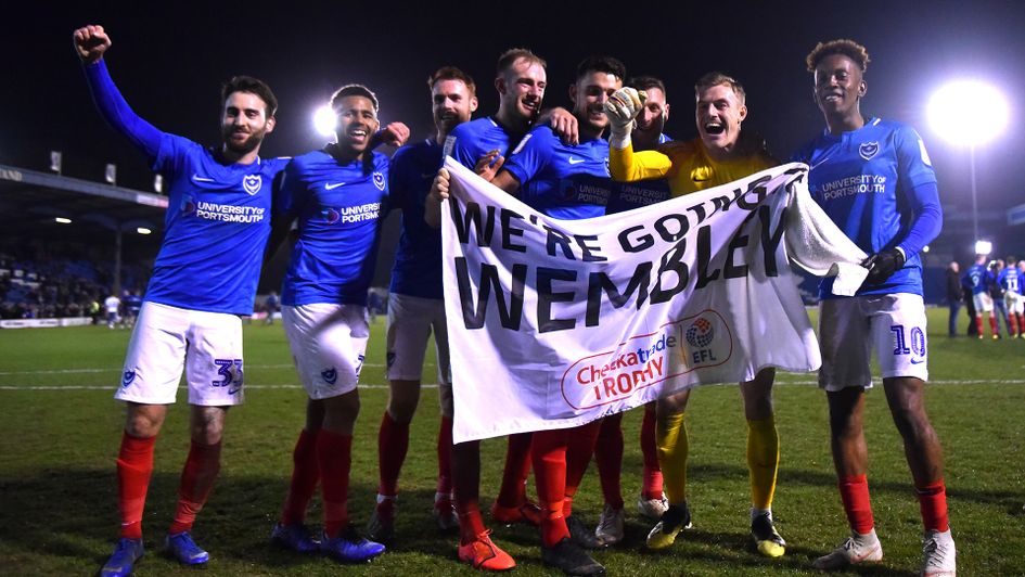 Portsmouth beat Bury to get to Wembley