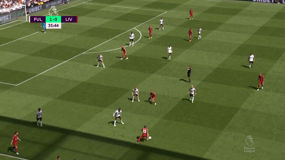 Luis Diaz in action for Liverpool