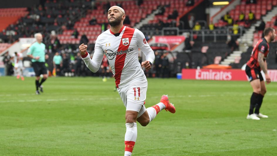 Nathan Redmond celebrates his goal against Bournemouth