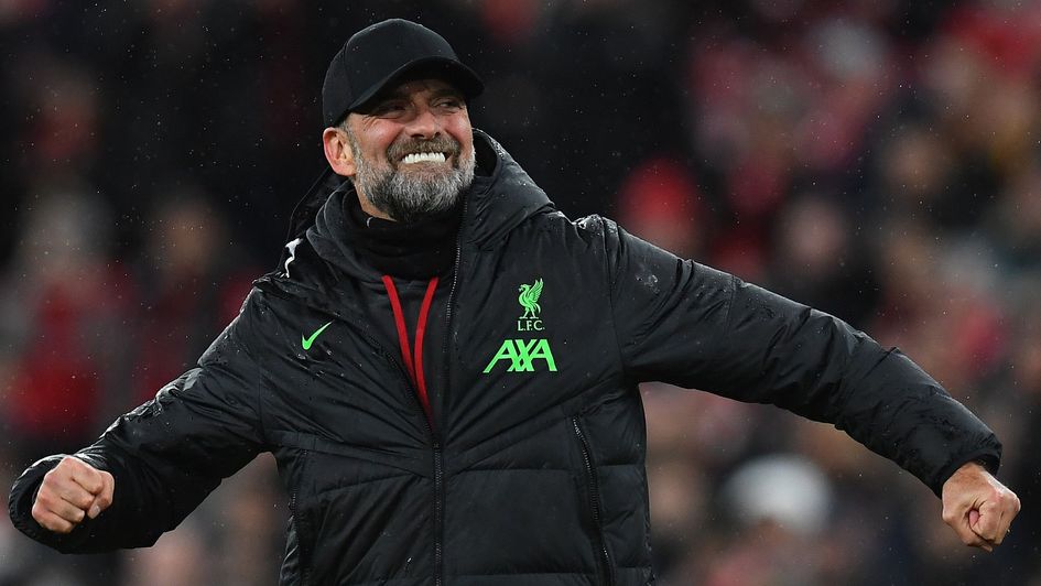 Jurgen Klopp celebrates