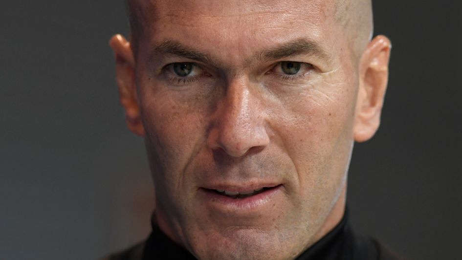 Real Madrid boss Zinedine Zidane