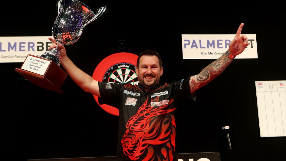 Jonny Clayton win the New South Wales Darts Masters (Picture: PDC/Sylvia Liber)