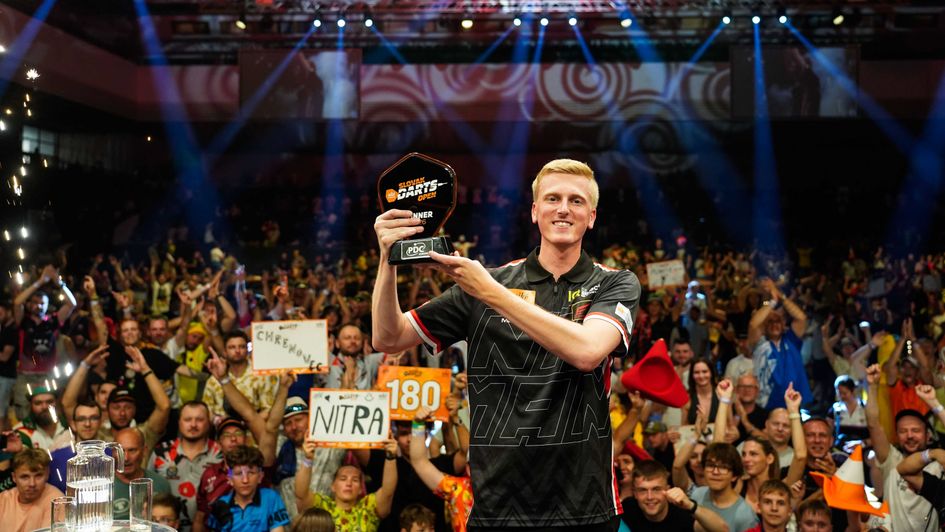 Wessel Nijman triumphs in Slovakia (Picture: PDC)