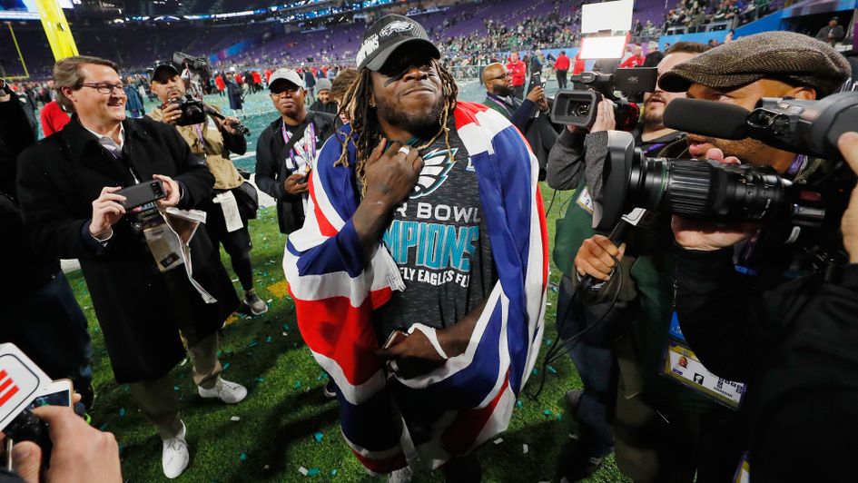 Jay Ajayi enjoys Super Bowl success