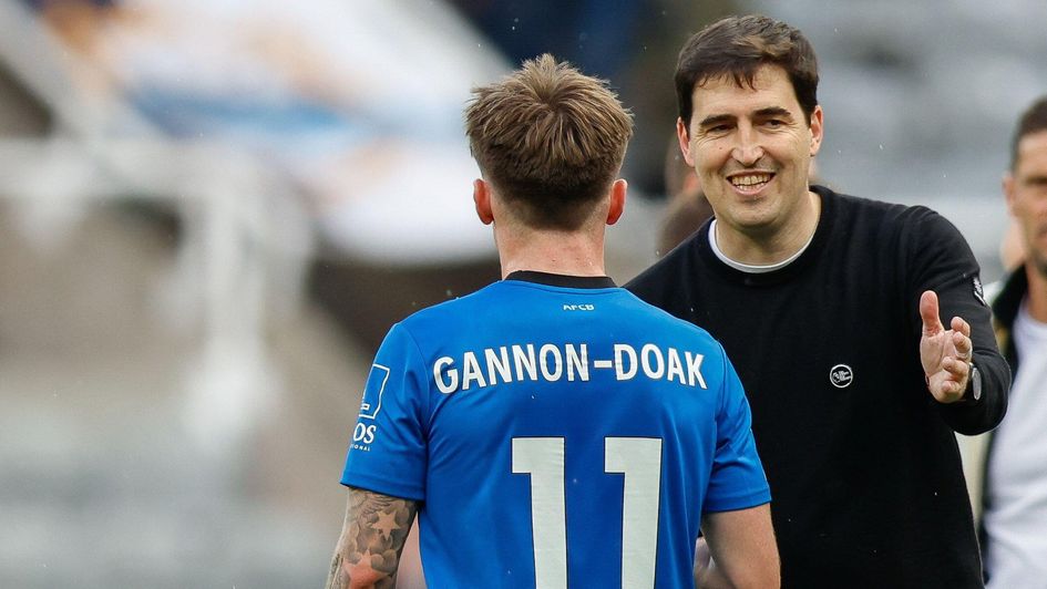 Andoni Iraola and Ben Gannon-Doak