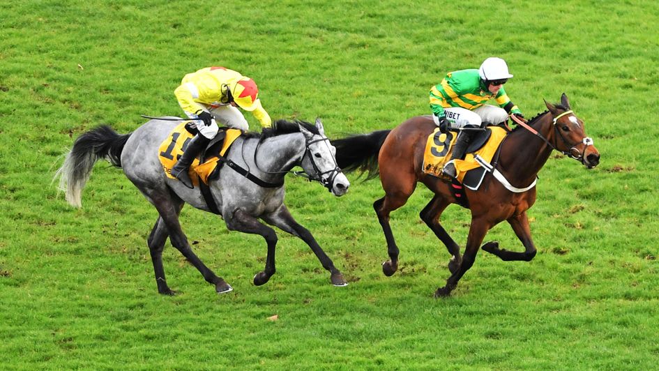 Iberico Lord goes clear in the Betfair Hurdle