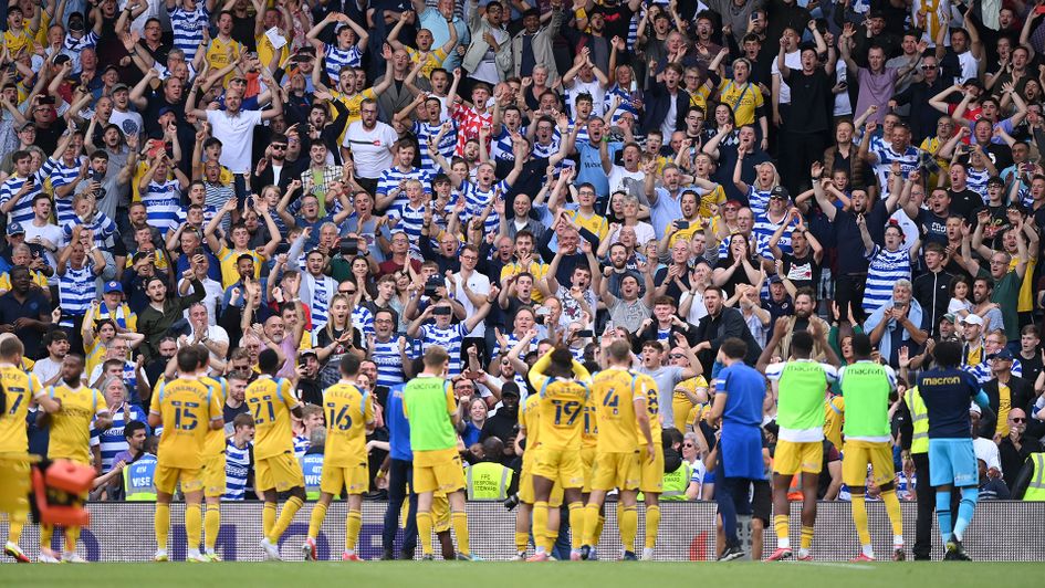 Reading celebrate after victory over Fulham