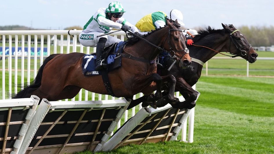 Wellington Arch, ridden by Jonjo O'Neill Jr, wins again at Aintree