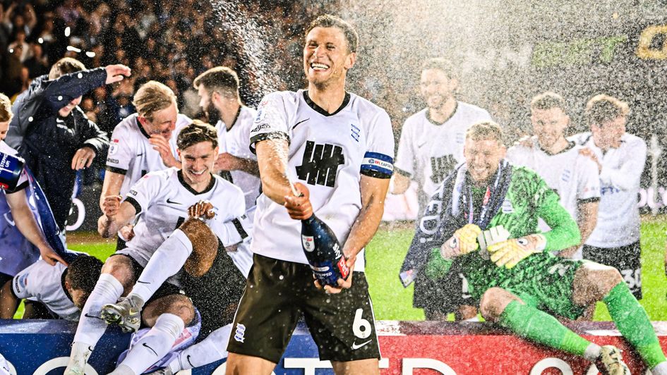 Krystian Bielik leads the Birmingham celebrations