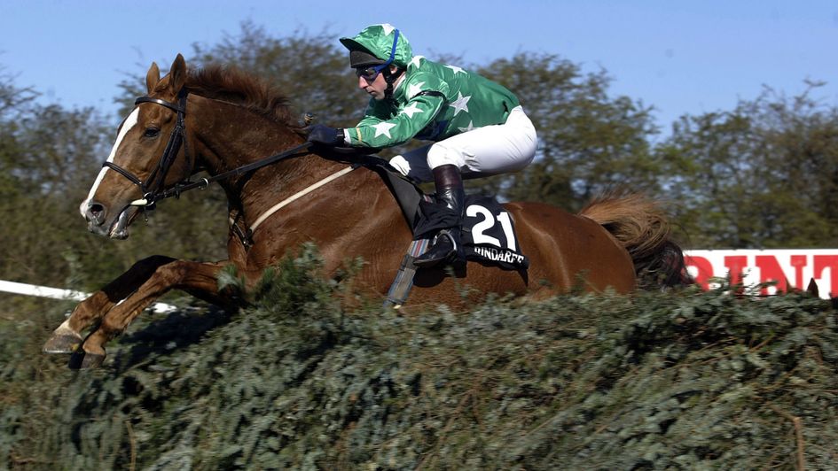 Bindaree on his way to Grand National glory