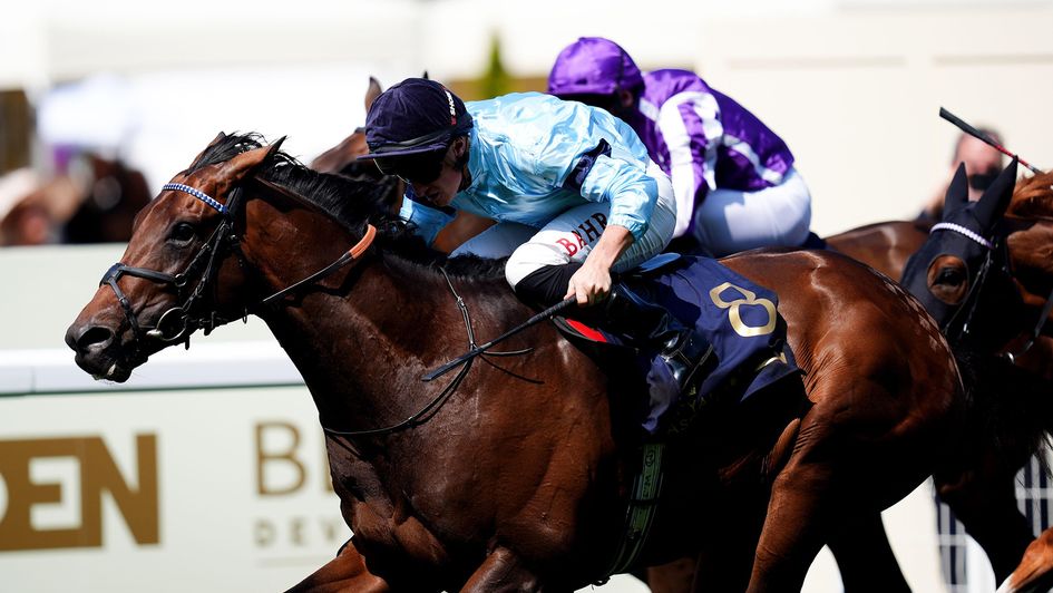Merchant wins the King George V Stakes at Royal Ascot