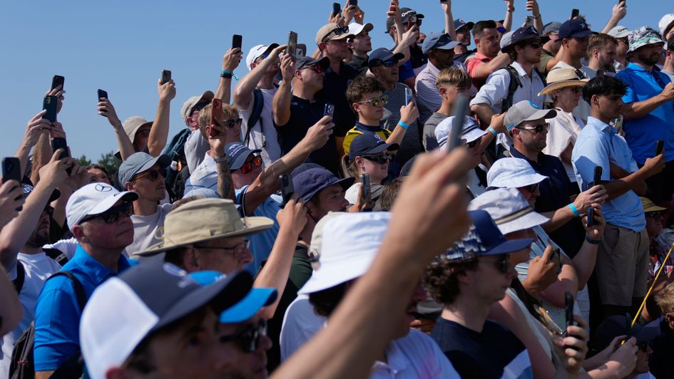 If only these Birkdale fans had been around to record Mr Lu
