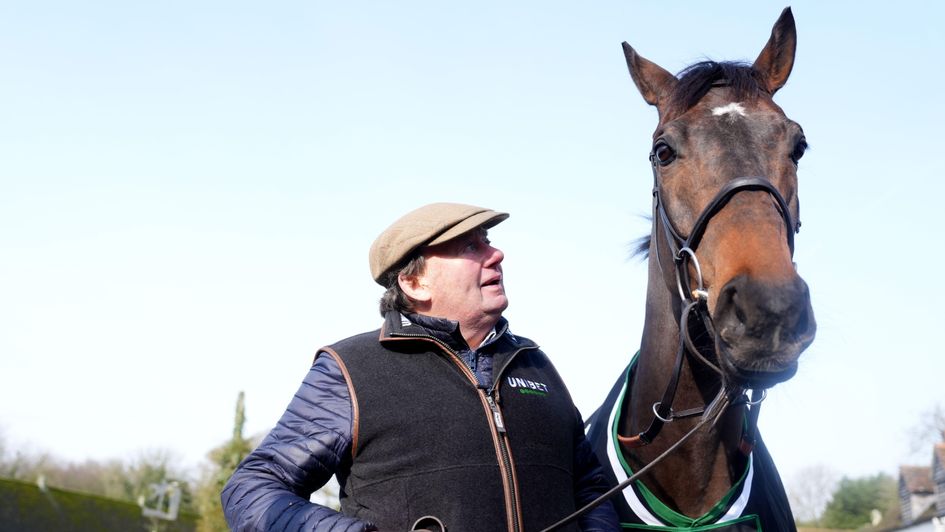 Nicky Henderson and Constitution Hill on Monday