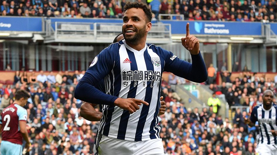 Hal Robson-Kanu celebrates opening the scoring