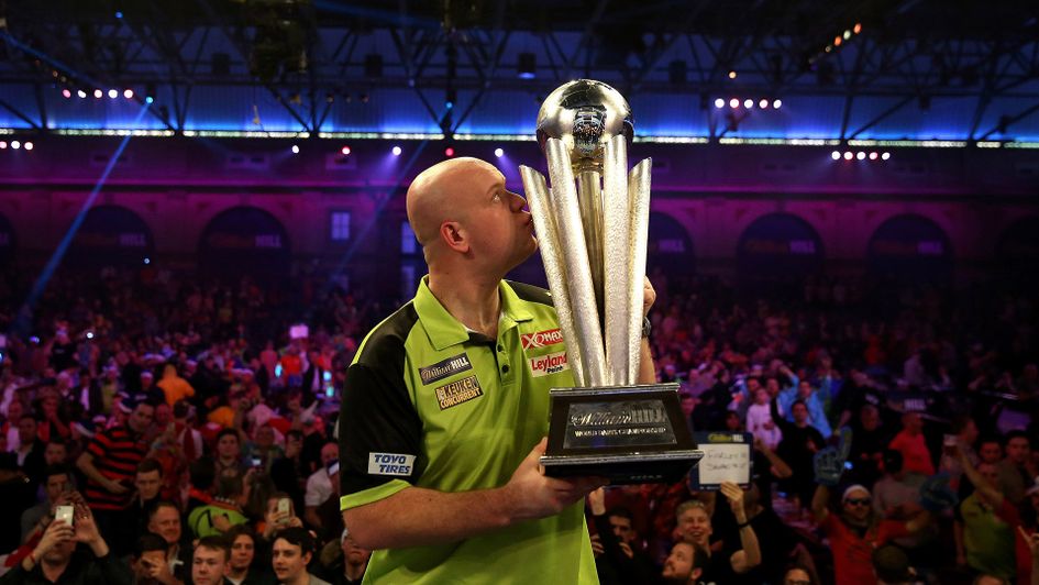 Michael van Gerwen is world champion for the third time in his career