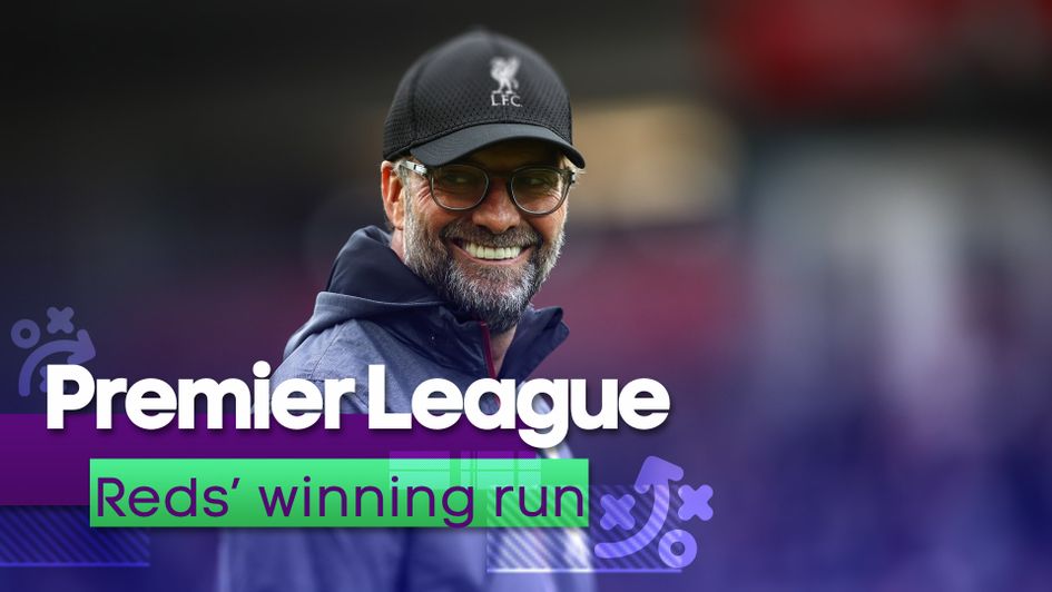 We look at Liverpool's winning run in the Premier League to date