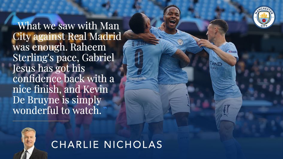 Charlie Nicholas on Manchester City's Champions League quarter-final tie with Lyon