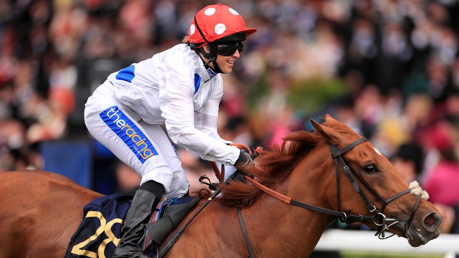Hayley Turner makes Royal Ascot history on Thanks Be