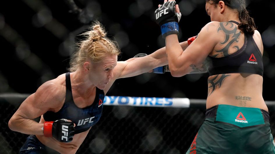 Holly Holm (left) is a strong fancy