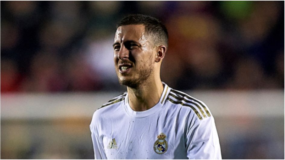 Eden Hazard playing at Real Madrid