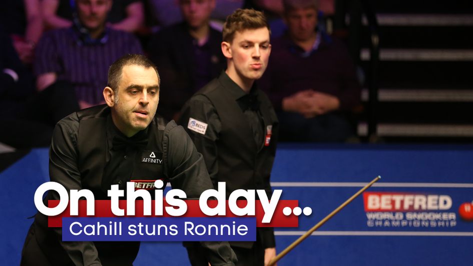 Amateur James Cahill beat Ronnie O'Sullivan in the 2019 World Championship