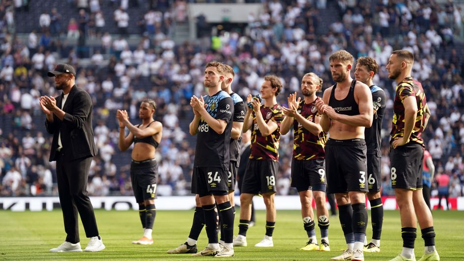 Burnley's relegation was confirmed on Saturday