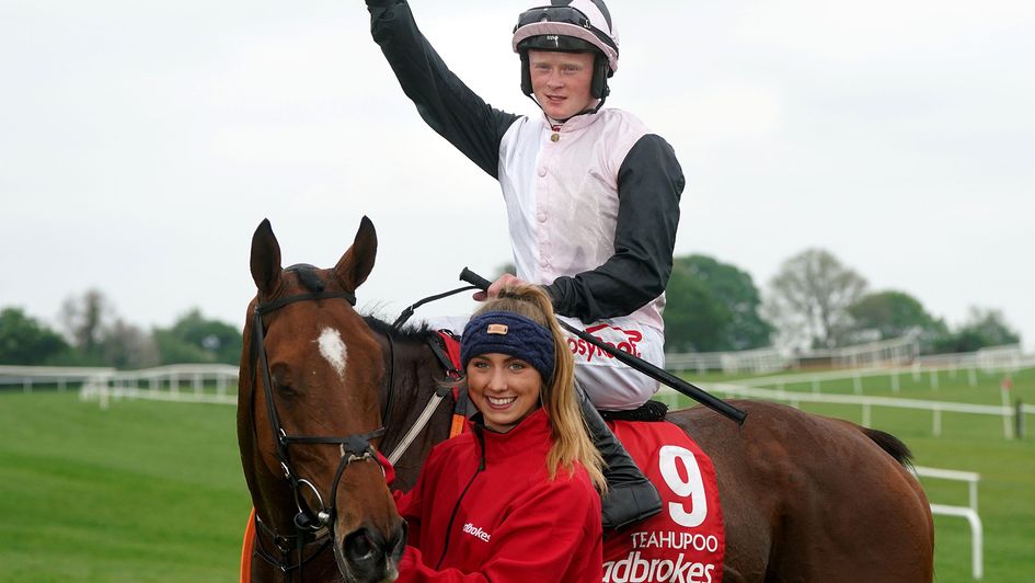 Sam Ewing celebrates on Teahupoo