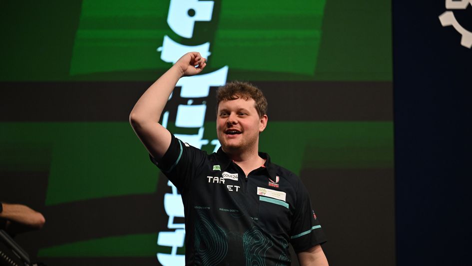 Kevin Doets stunned Michael van Gerwen (Picture: PDC)