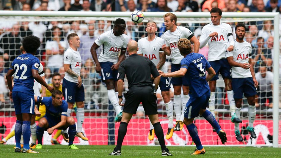 Marcos Alonso scores for Chelsea