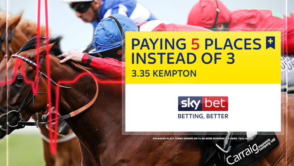 Sky Bet are paying extra places at Kempton