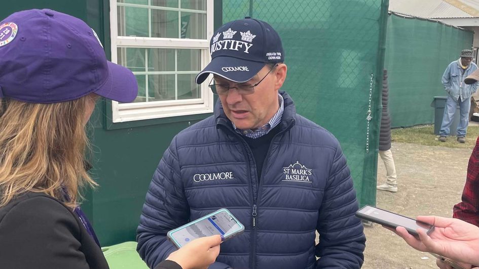 Aidan O'Brien discussed his Breeders' Cup Classic ambitions at Keeneland