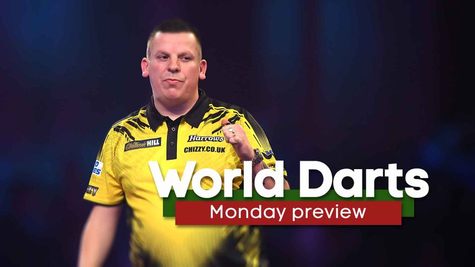 Dave Chisnall will be in action on Monday