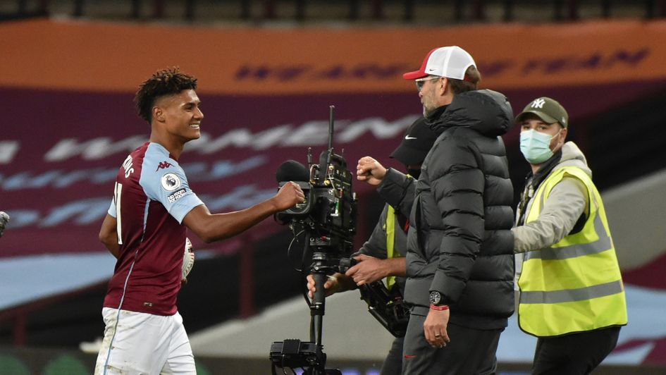 Ollie Watkins and Jurgen Klopp