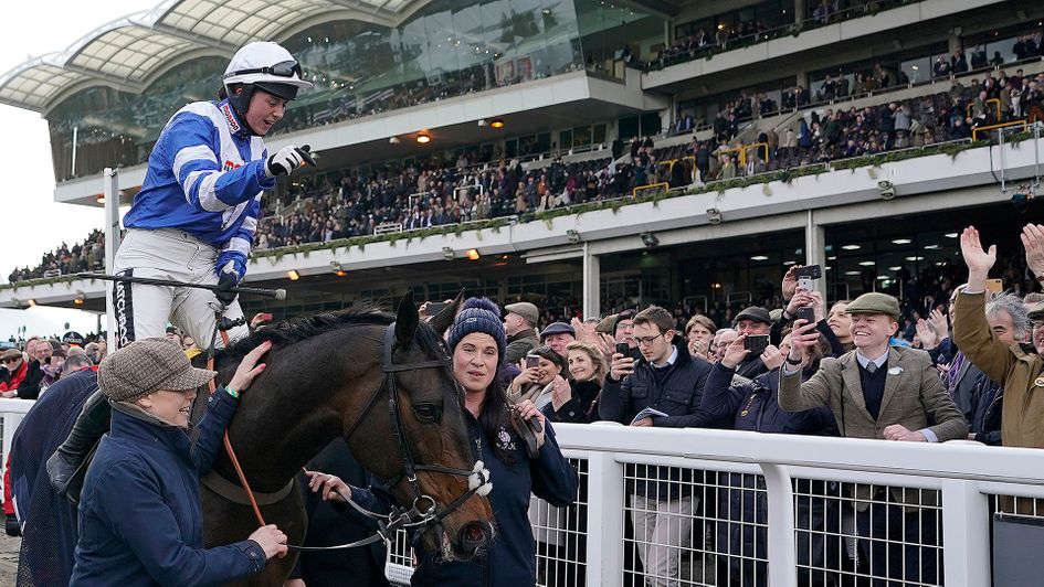 Bryony Frost is hoping to win on Frodon once again