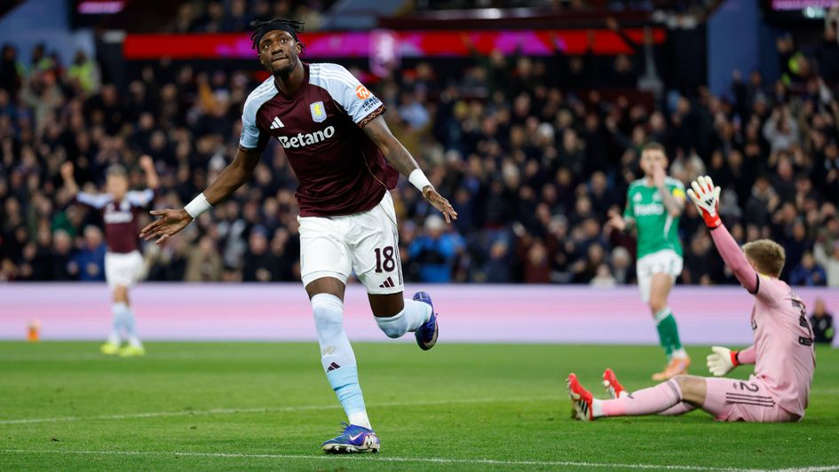 Tammy Abraham celebrates his goal