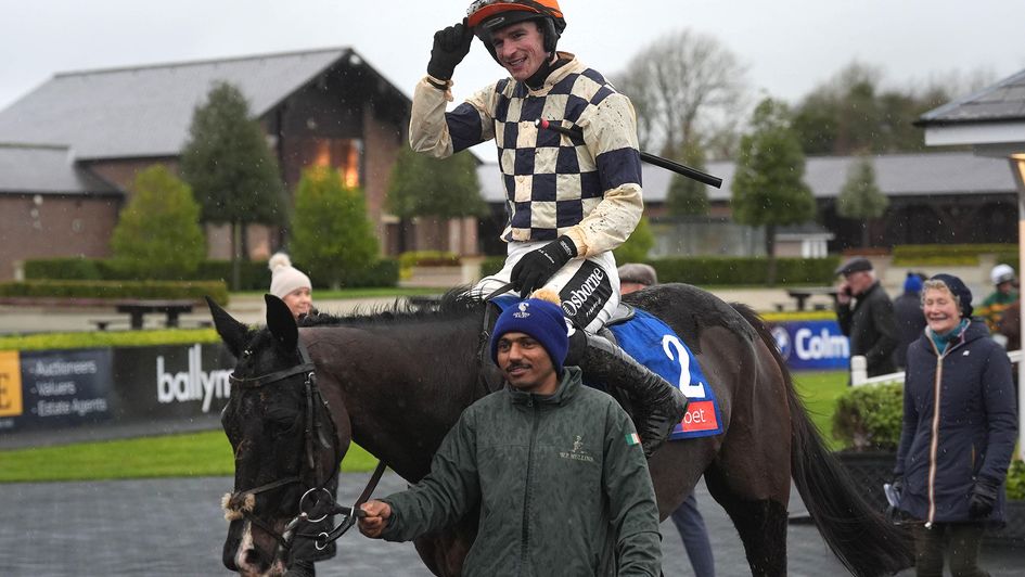 Danny Mullins after riding Kappa Jy Pyke to victory