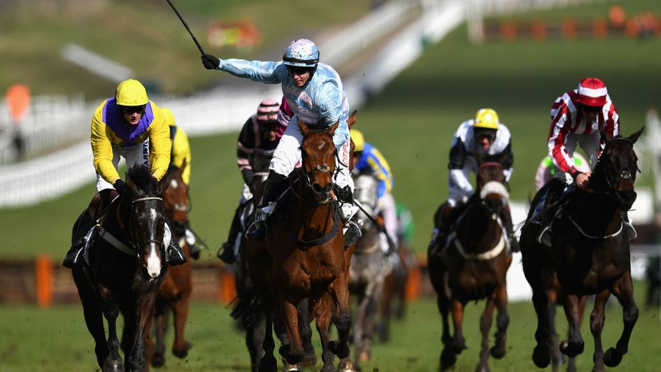 Noel Fehily celebrates on Summerville Boy