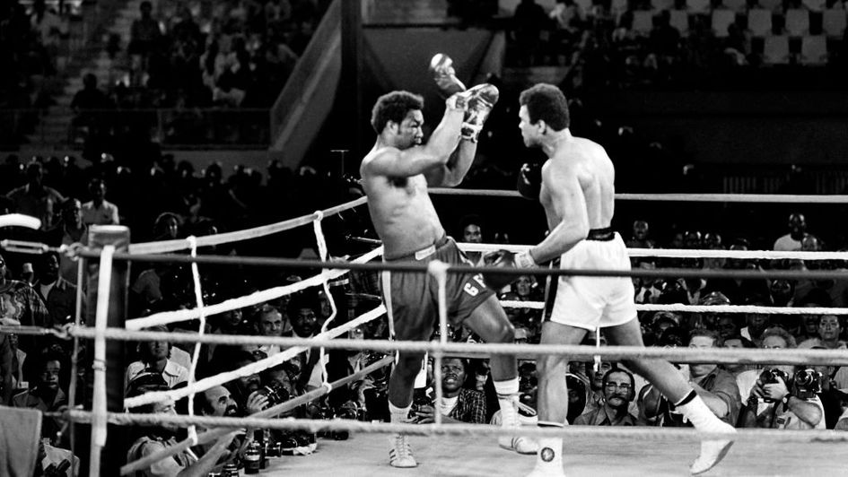 Muhammad Ali and George Foreman