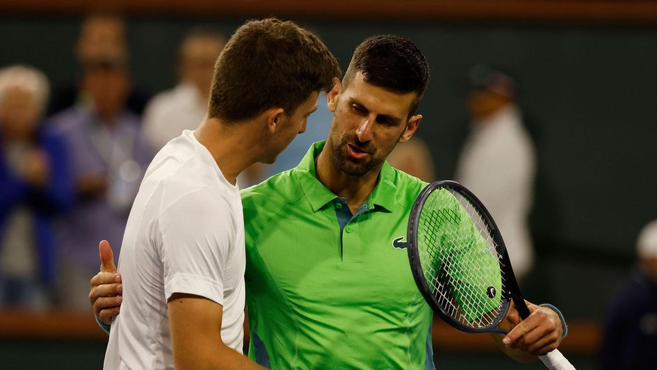 Novak Djokovic was defeated by Luca Nardi