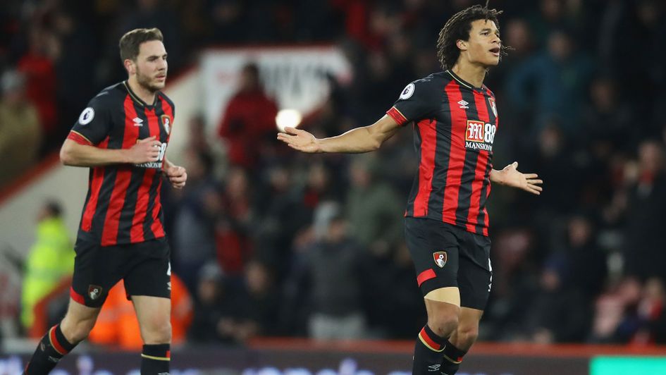 Bournemouth's Nathan Ake scores against Watford