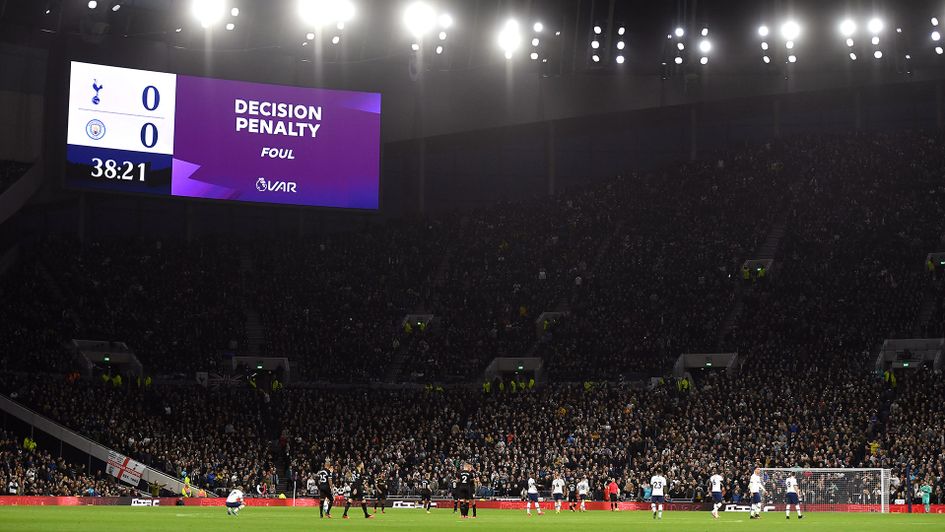 VAR controversy at Tottenham v Man City
