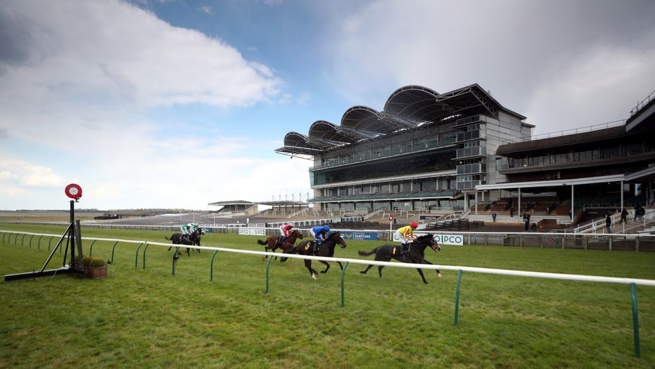 Action from Newmarket on 1000 Guineas day