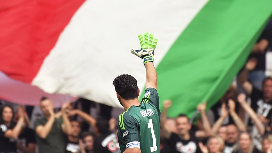 Gianluigi Buffon, pictured in his final appearance for Juventus